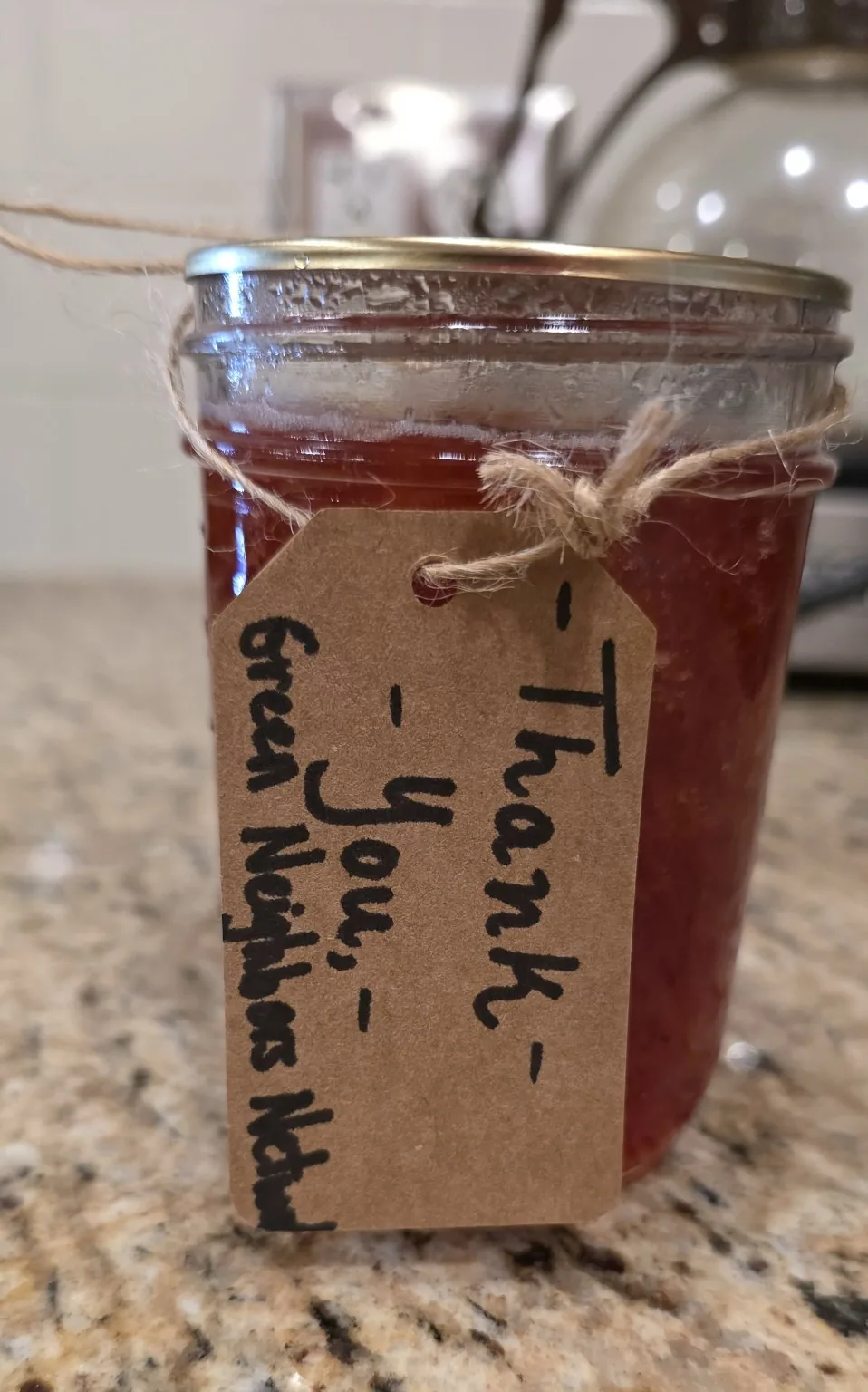 Homemade jam from the October 24 workshop